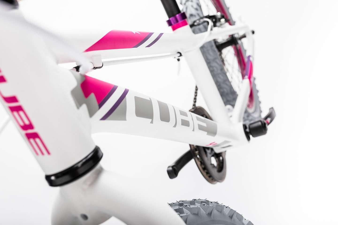 Cube Kid 200 Girl Kinderfiets Wit/Roze koop je bij Futurumshop.nl