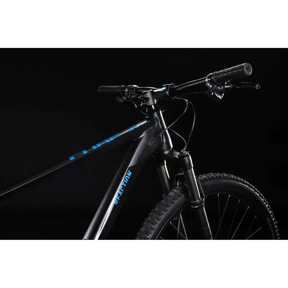 Cube Reaction Pro Mountainbike Zwart/Blauw Heren 29 inch