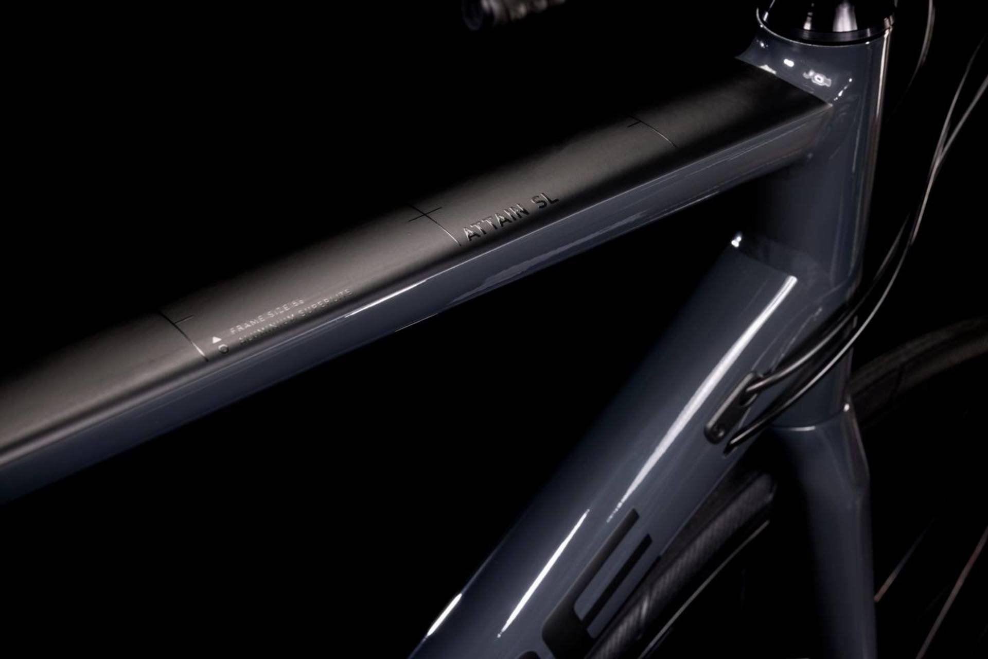 Cube Attain SL Racefiets Grijs/Zwart Heren koop je bij Futurumshop.nl