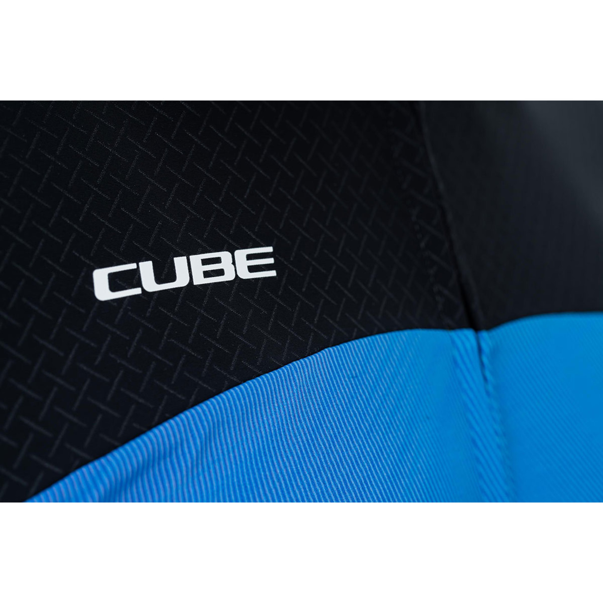 Cube Blackline Fietsshirt Korte Mouwen Blauw/Zwart Heren