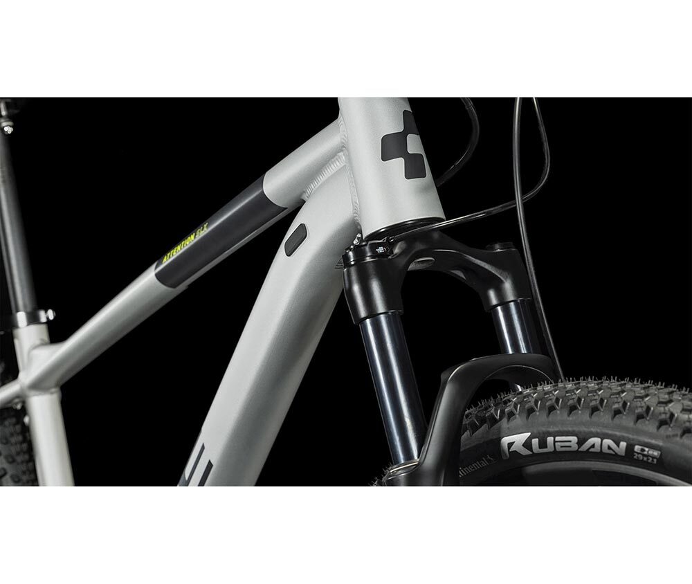 Cube Attention SLX 29 Mountainbike Zilvergrijs/Groen Heren