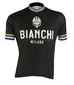 Bianchi Milano Pride Fietsshirt Korte Mouwen Zwart Heren