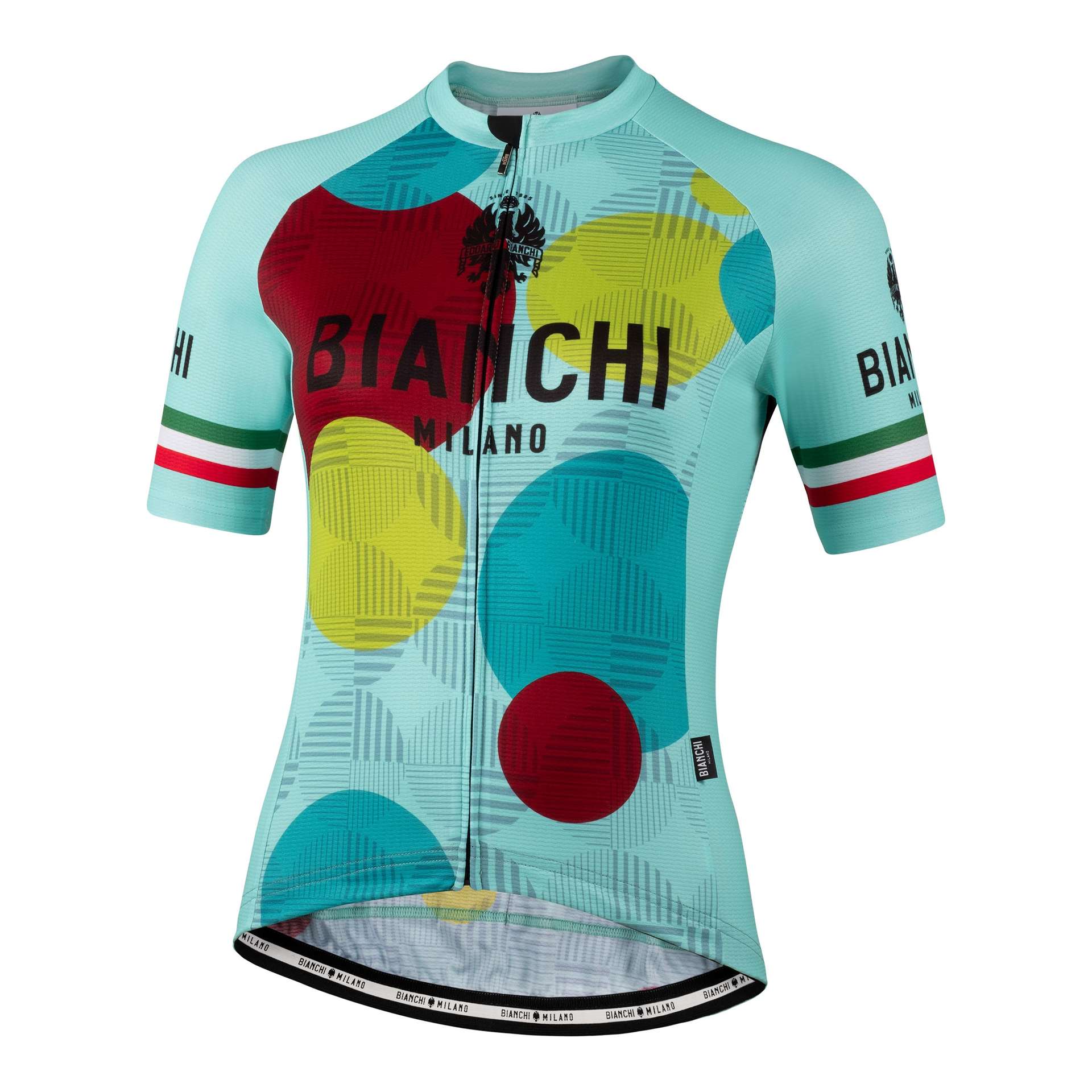 Bianchi Milano Ancipa Fietsshirt Korte Mouwen Mintgroen Dames