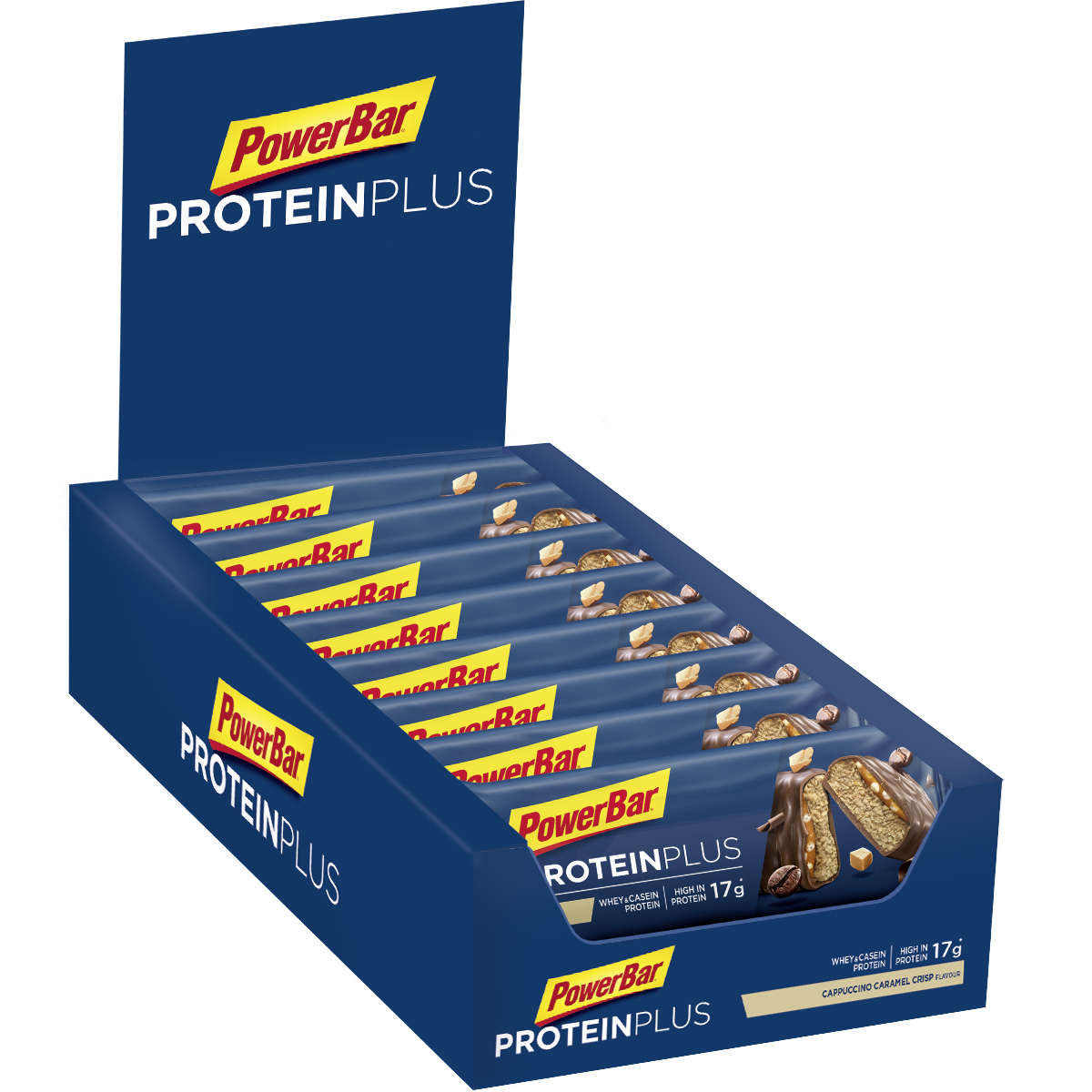 PowerBar Protein Plus Bar 30% Cappucino/Karamel Repen 15 stuks