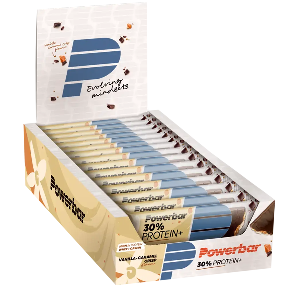 PowerBar Protein Plus Bar 30% Karamel/Vanille Repen 15 stuks