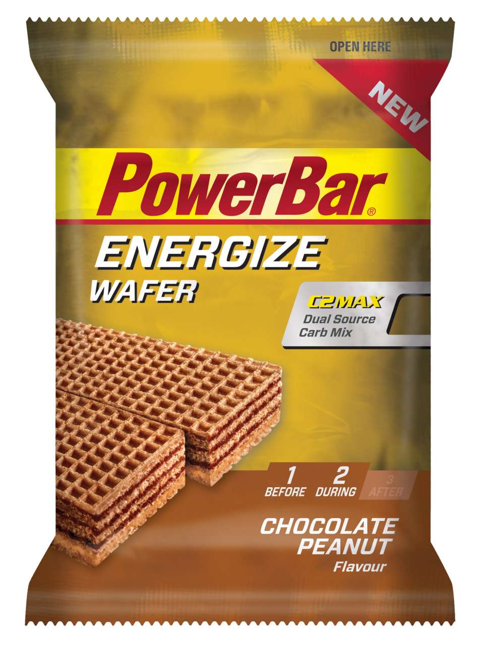 PowerBar Energize Wafer Chocolade/Pinda 12 stuks