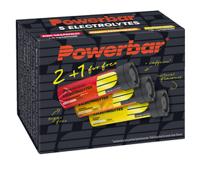 PowerBar Electrolyte Tabs Multiflavour Pack Mango/Grapefruit/Citroen 2+1 gratis
