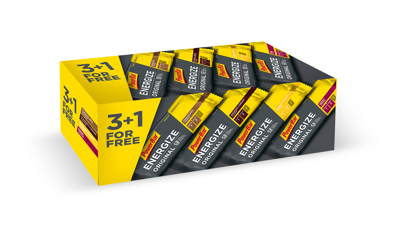 PowerBar Energize Repen Multiflavour Pack met 4 verschillende smaken 3+1 gratis