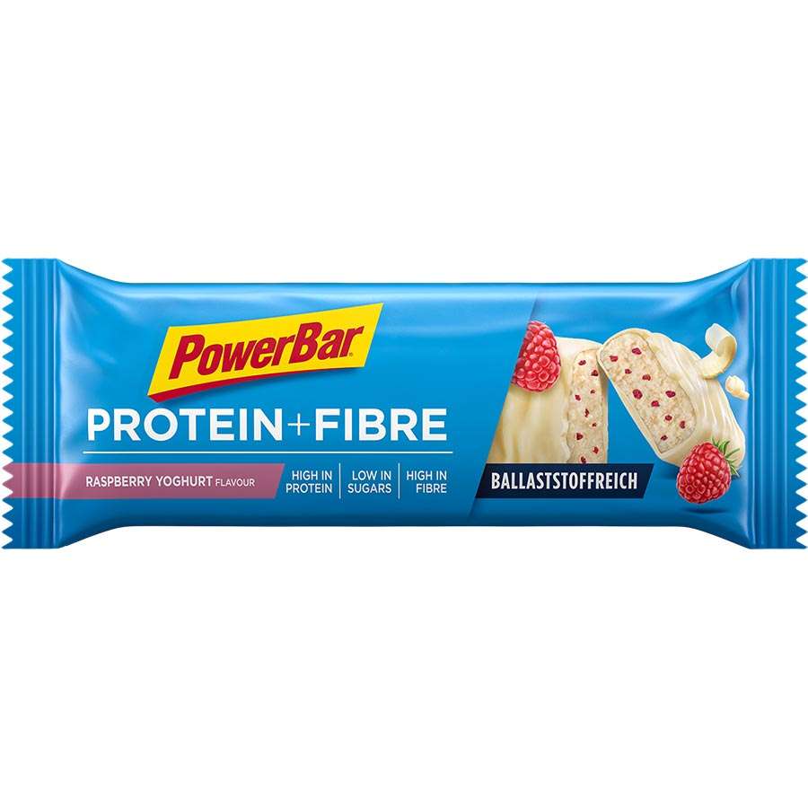 PowerBar ProteinPlus Fibre Sportrepen Framboos/Yoghurt 24 stuks