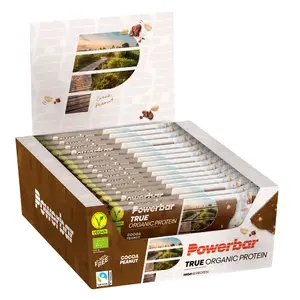 PowerBar True Organic Protein Sportrepen Cocoa Peanut 16 Stuks
