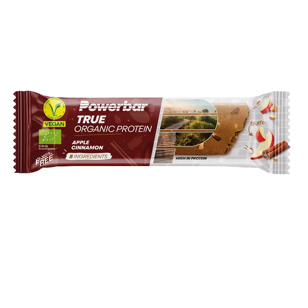 PowerBar True Organic Protein Sportrepen Apple Cinnamon 16 Stuks