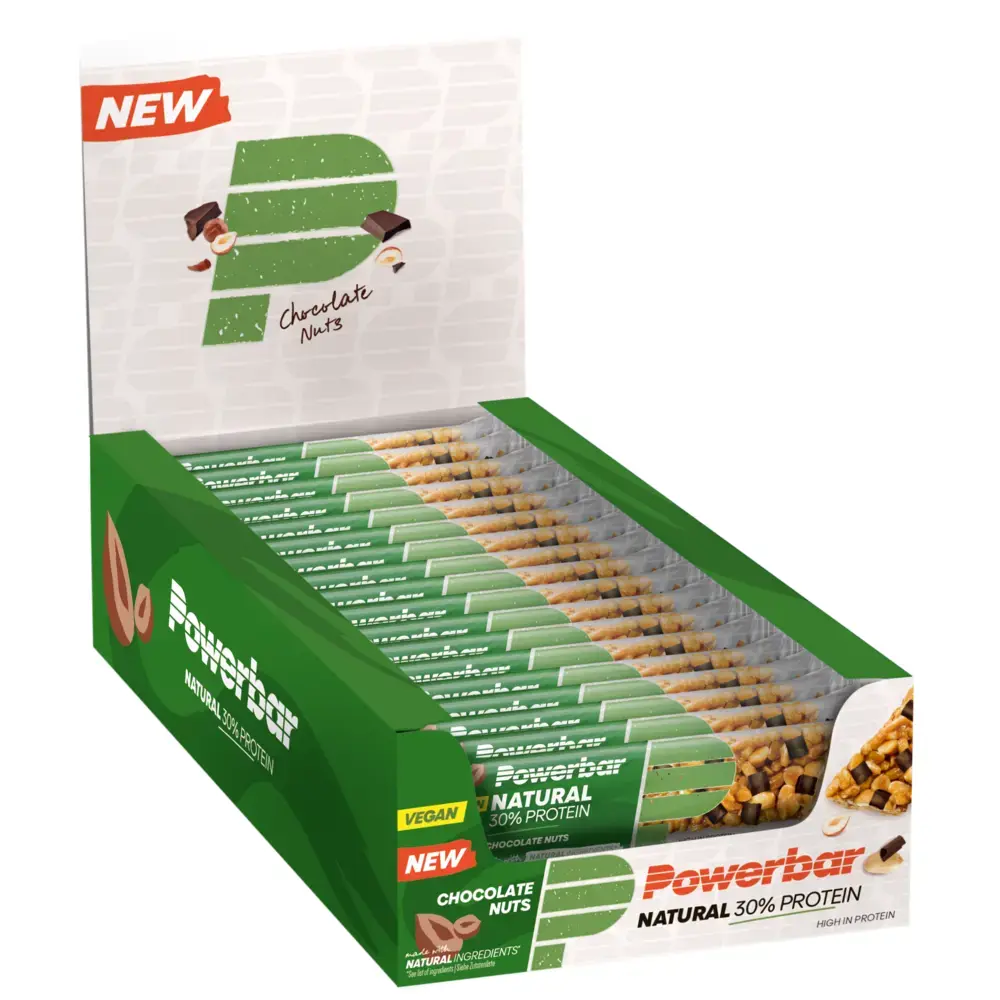 PowerBar Natural Protein Sportrepen Chocolate Nuts 18 Stuks