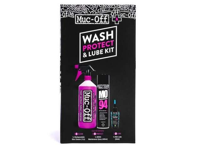 Muc-Off Wash, Protect & Wet Lube Kit