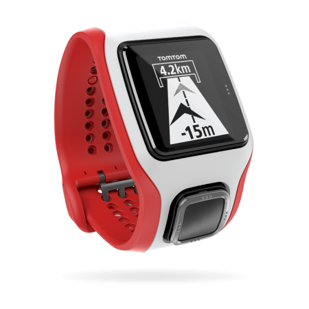 TomTom Runner Cardio GPS-sporthorloge Wit/Rood