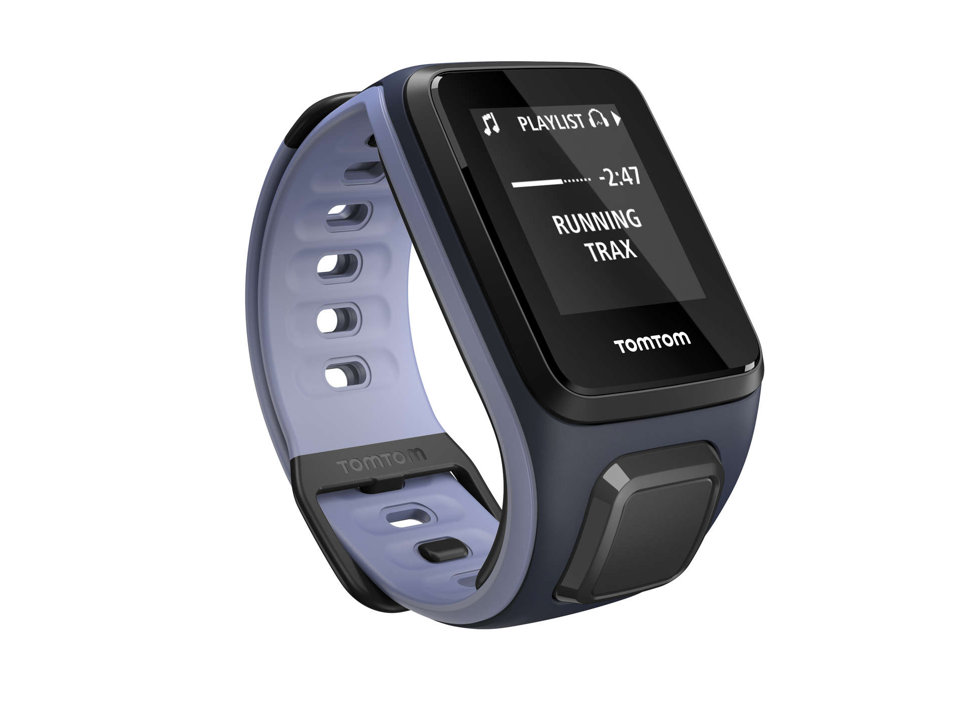 TomTom Runner Cardio + Music GPS-horloge Blauw/Licht Paars je bij Futurumshop.nl