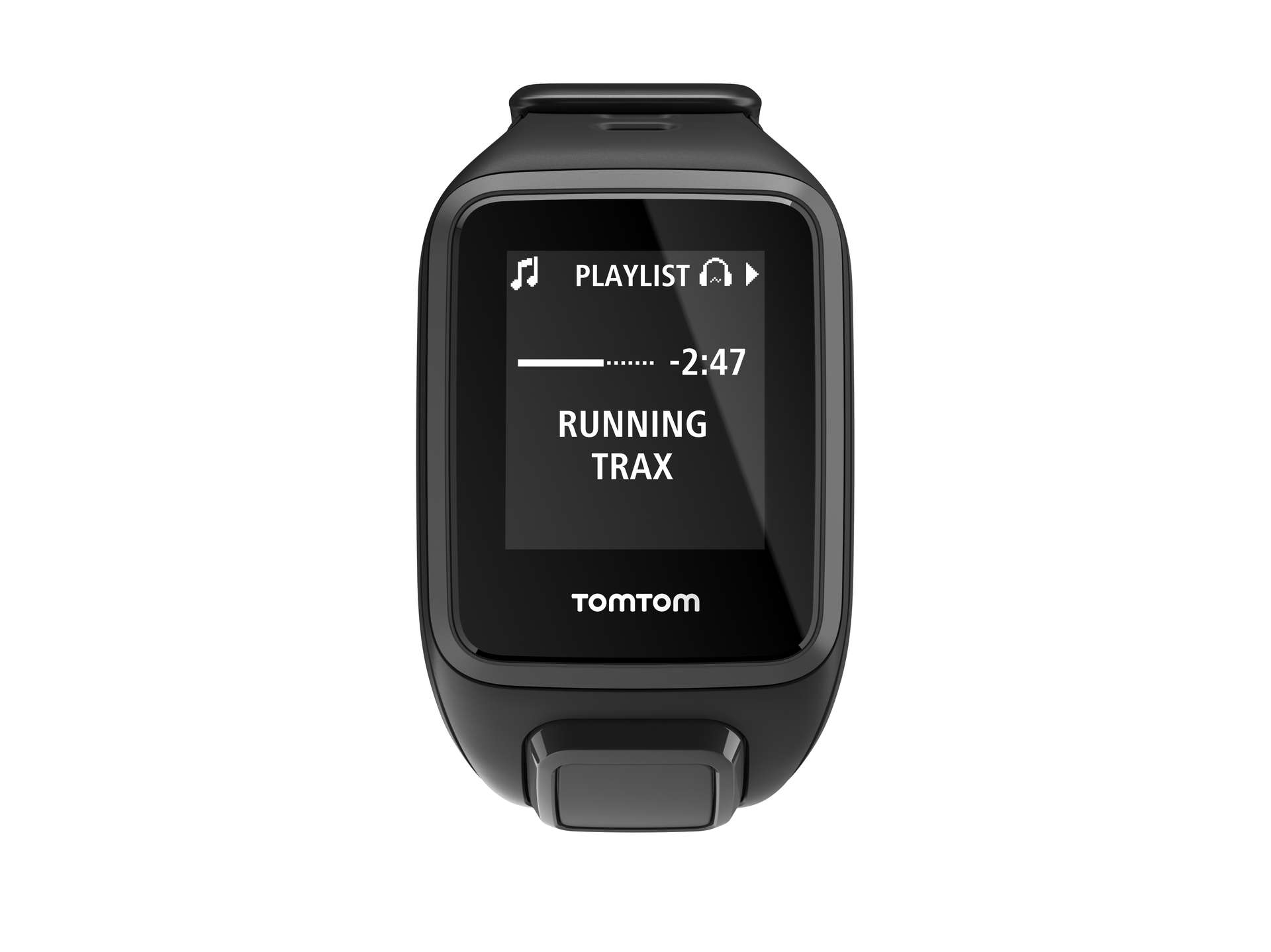 TomTom Runner 2 Cardio + Music GPShorloge Zwart/Grijs koop je bij