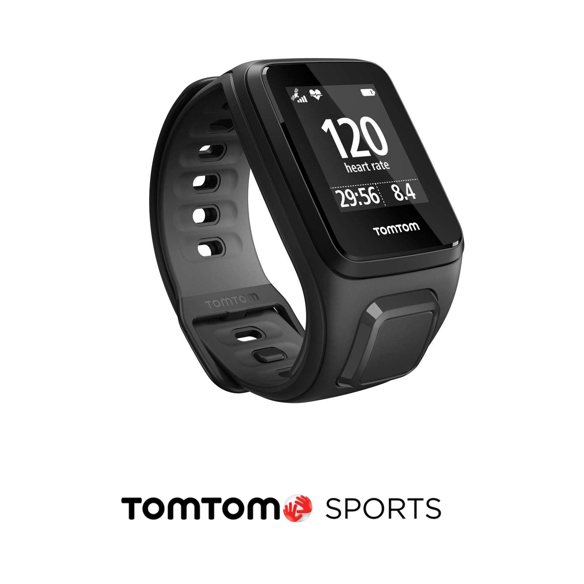 Insecten tellen Monet Noord TomTom Runner 2 Cardio GPS-horloge Zwart/Grijs koop je bij Futurumshop.nl