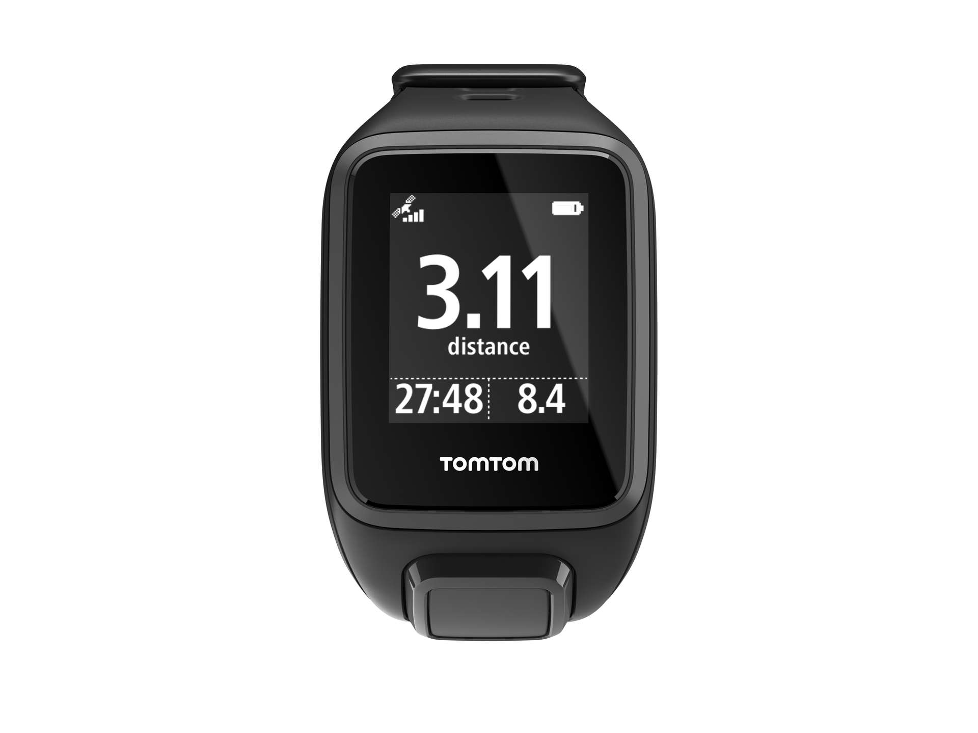 TomTom Runner 2 GPS-horloge Zwart/Grijs