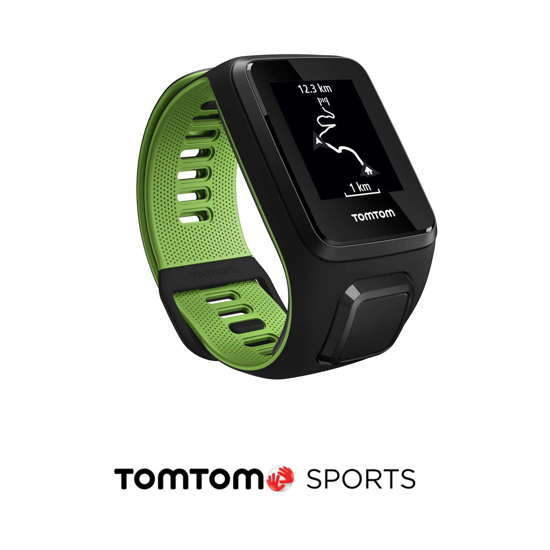 TomTom Runner 3 Small GPS-horloge Zwart/Groen