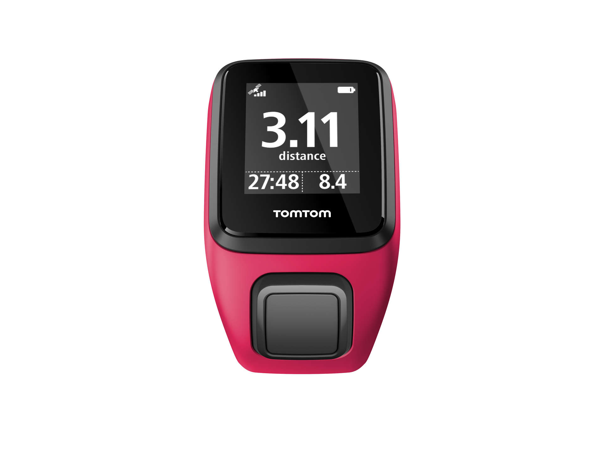 TomTom Runner 3 Cardio Small GPS-horloge Roze/Oranje