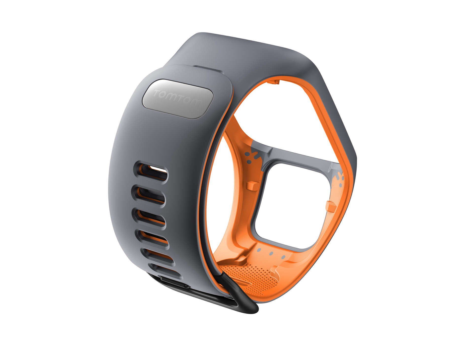 TomTom Runner 2/3 Horlogebandje Grijs/Oranje (Large)