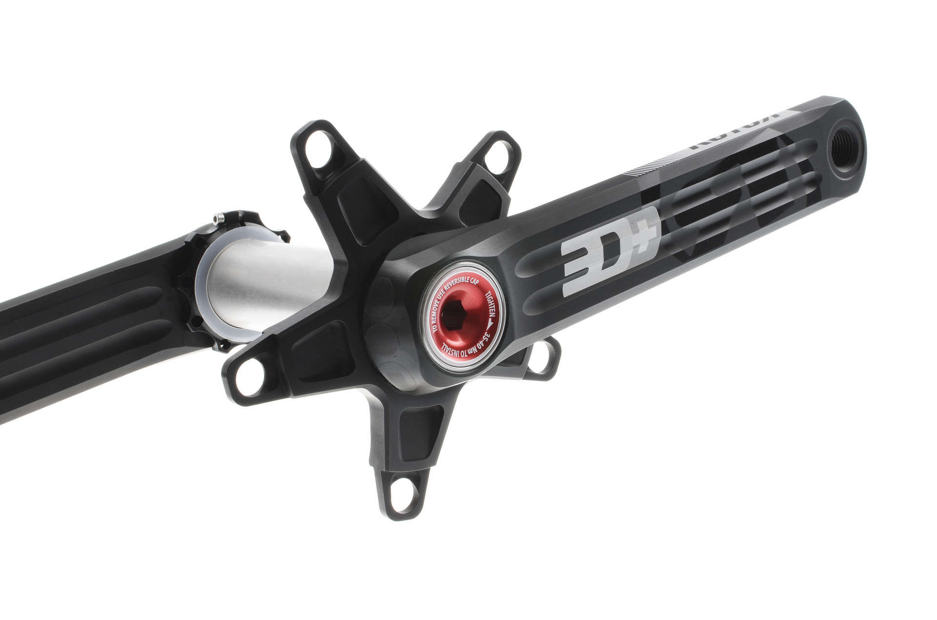 Rotor 3D+ BCD110 x 5 Crankset Zwart/Rood