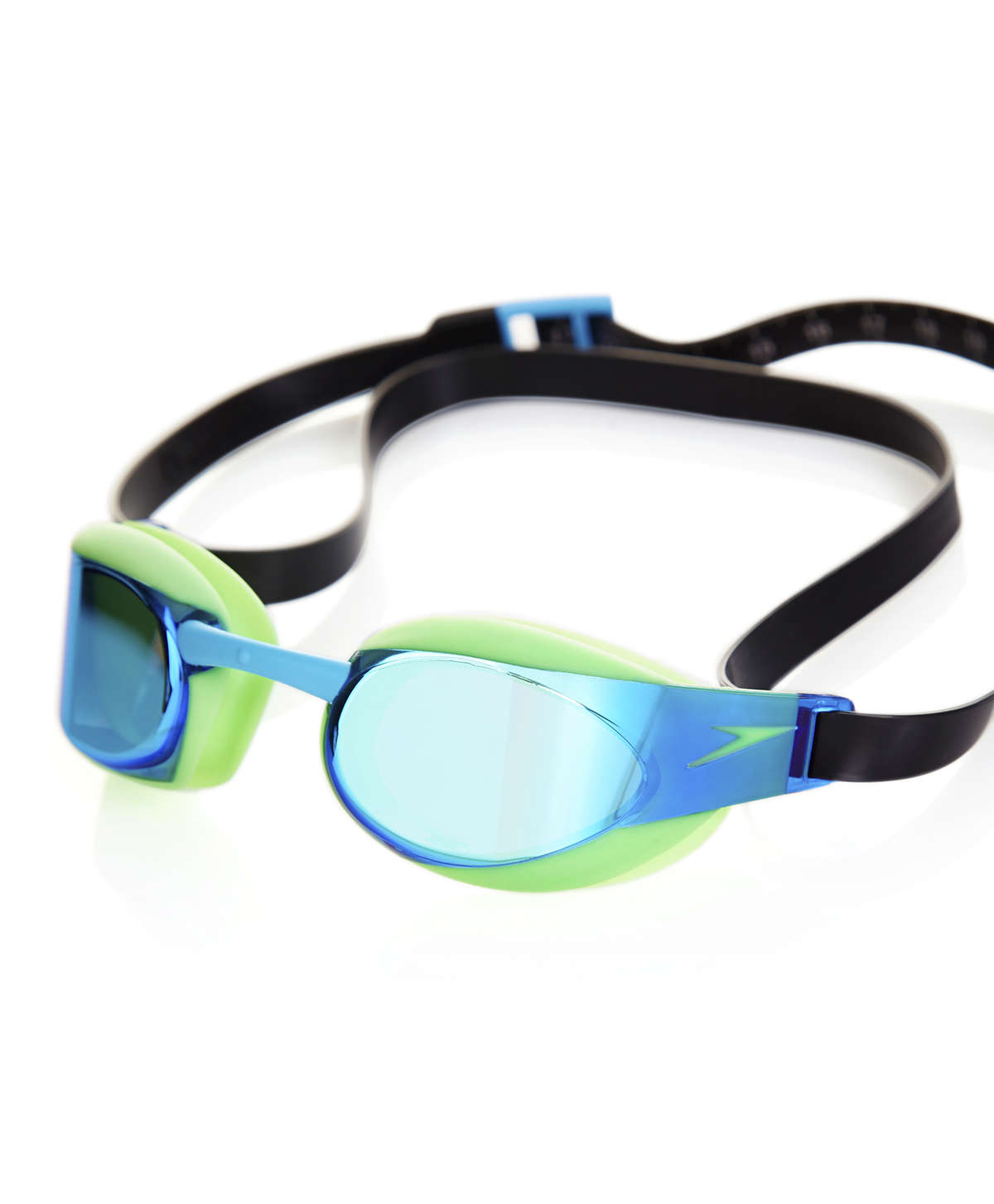 Speedo Fastskin Elite Zwembril Mirror Groen/Blauw