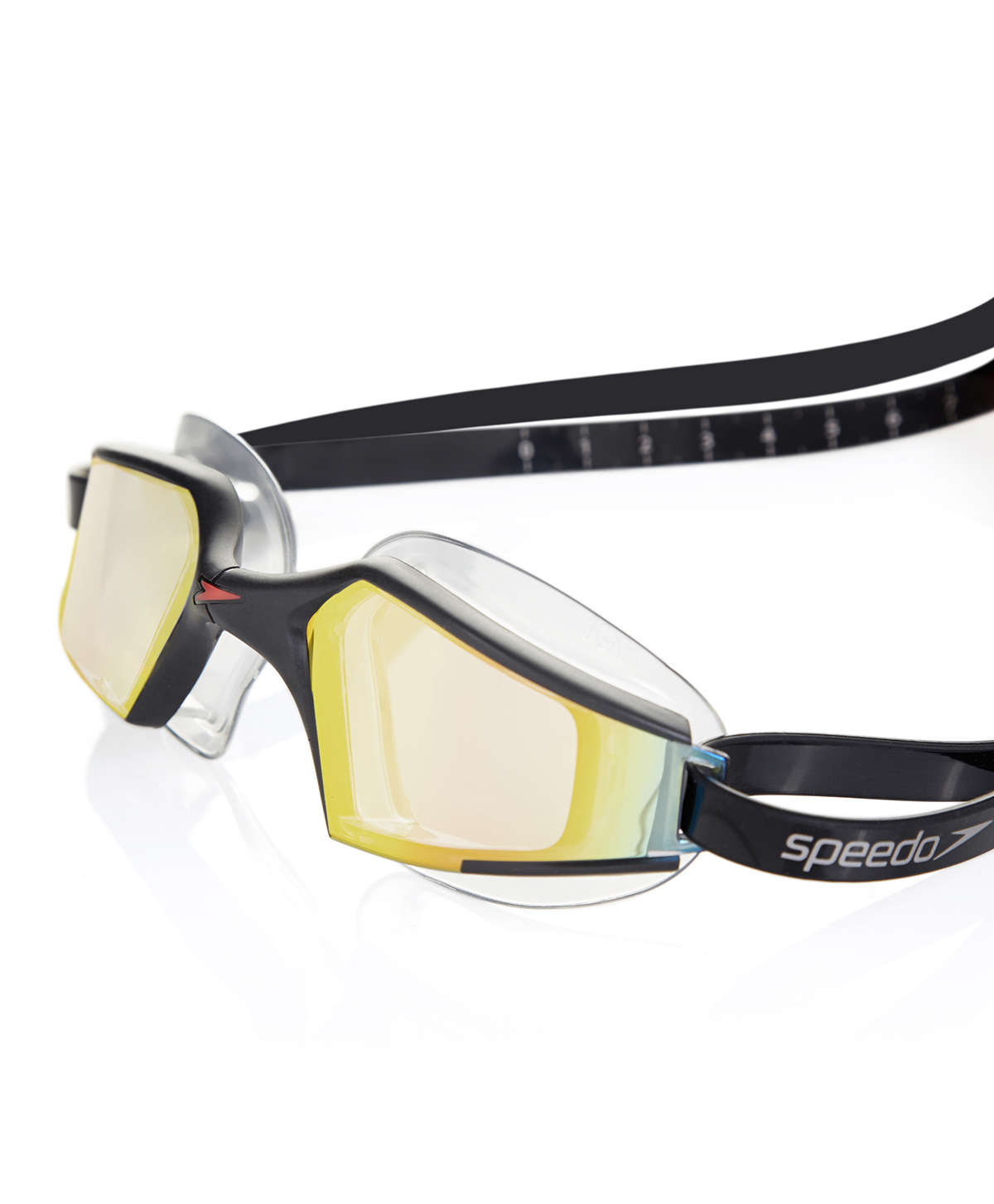 Speedo Aquapuls Max Mirror 2 Zwembril Zwart/Goud