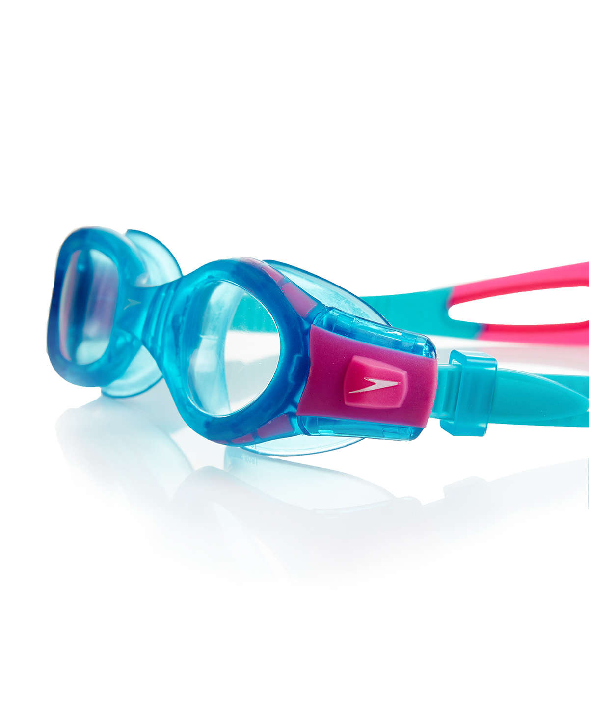 Speedo Junior Futura Biofuse Zwembril Kind Turquoise/Roze