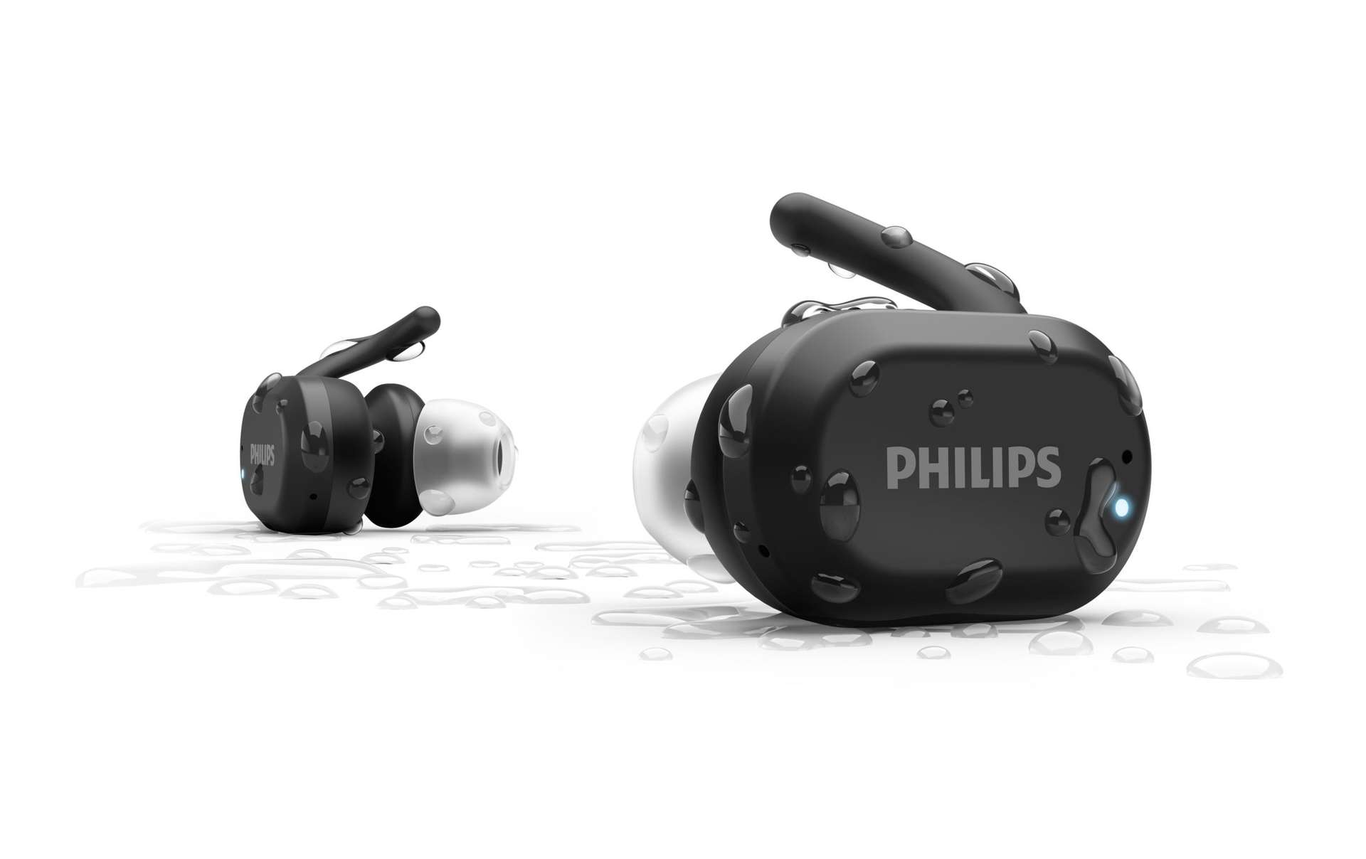 Philips GO Sports TWS Draadloze Koptelefoon Zwart