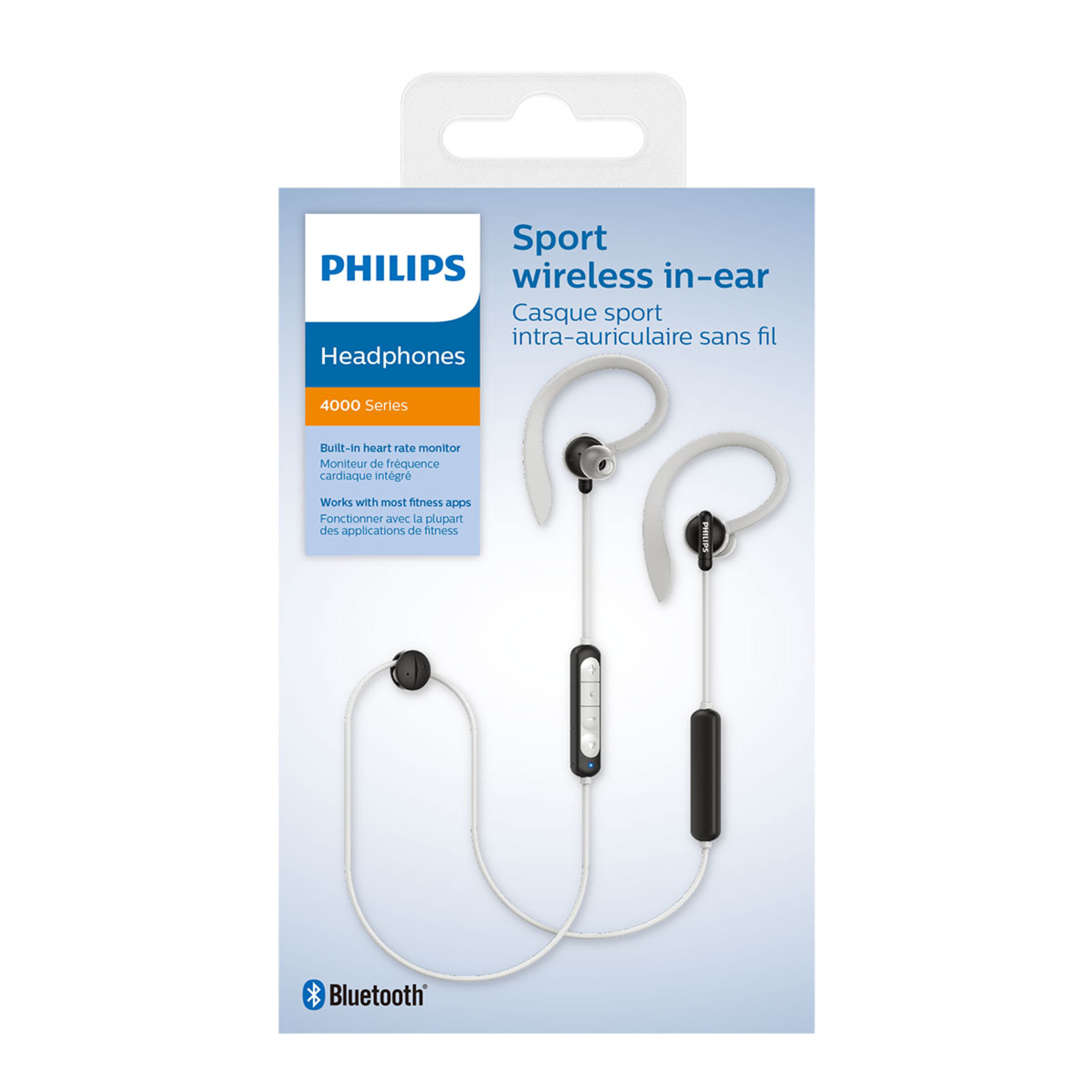 Philips Wireless In-Ear Koptelefoon Wit/Zwart