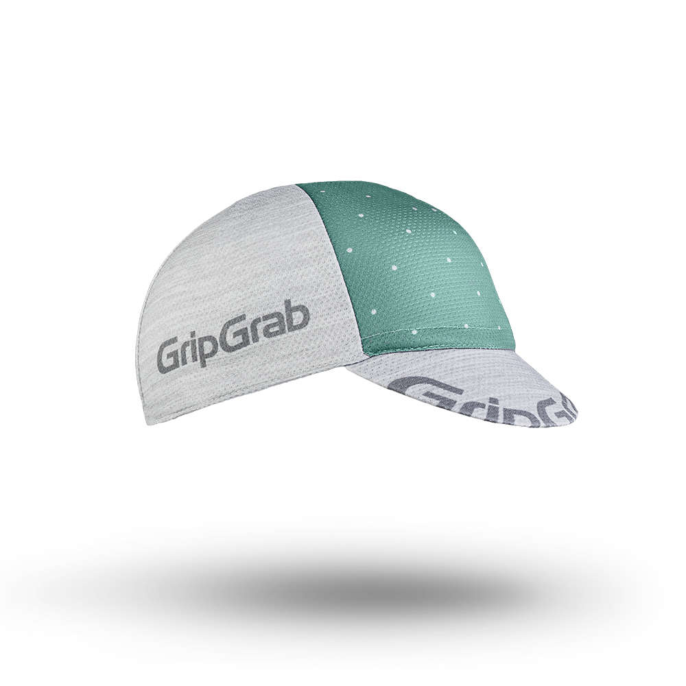 GripGrab Summer Cycling Cap Wit/Groen Dames