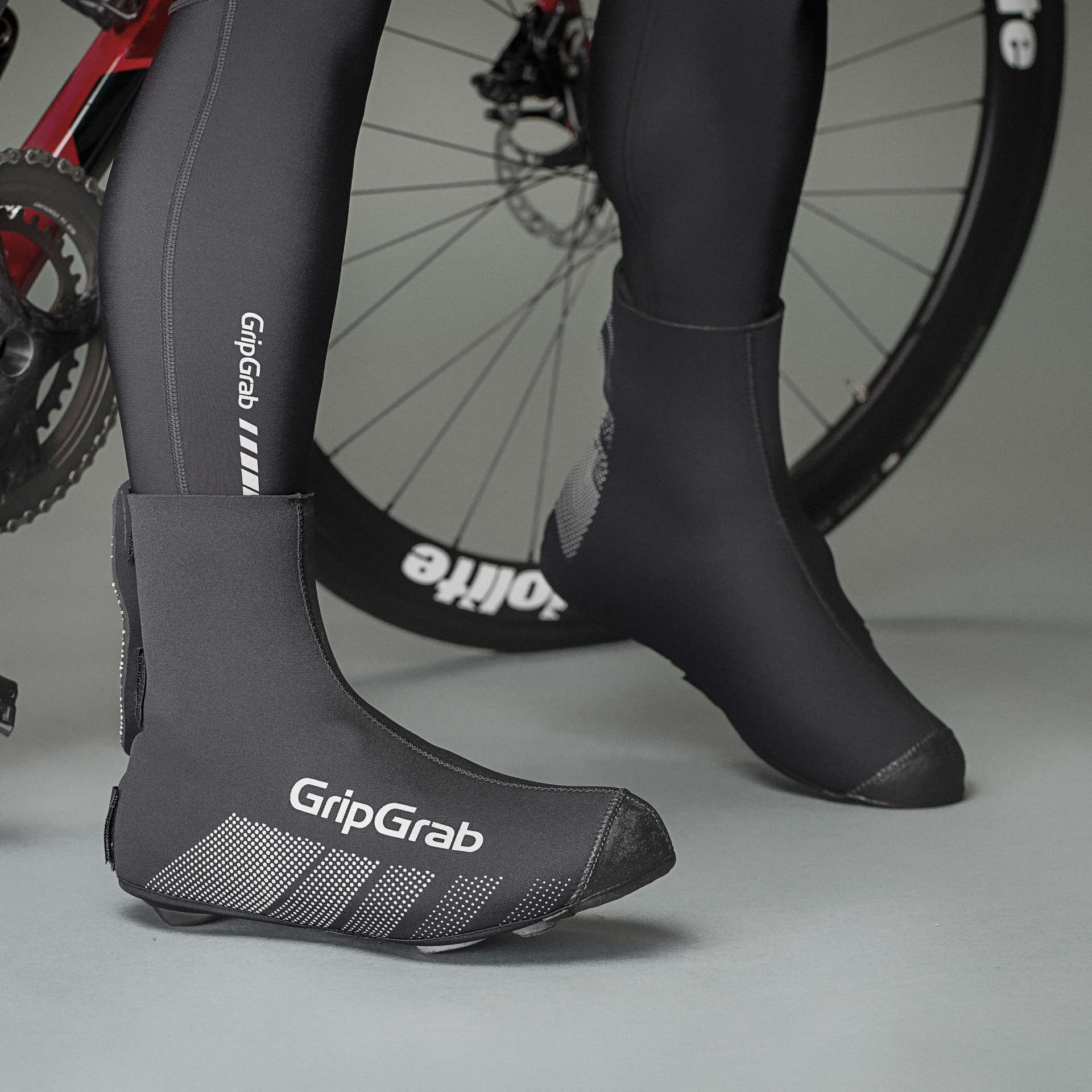 GripGrab Ride Winter Overschoenen Zwart