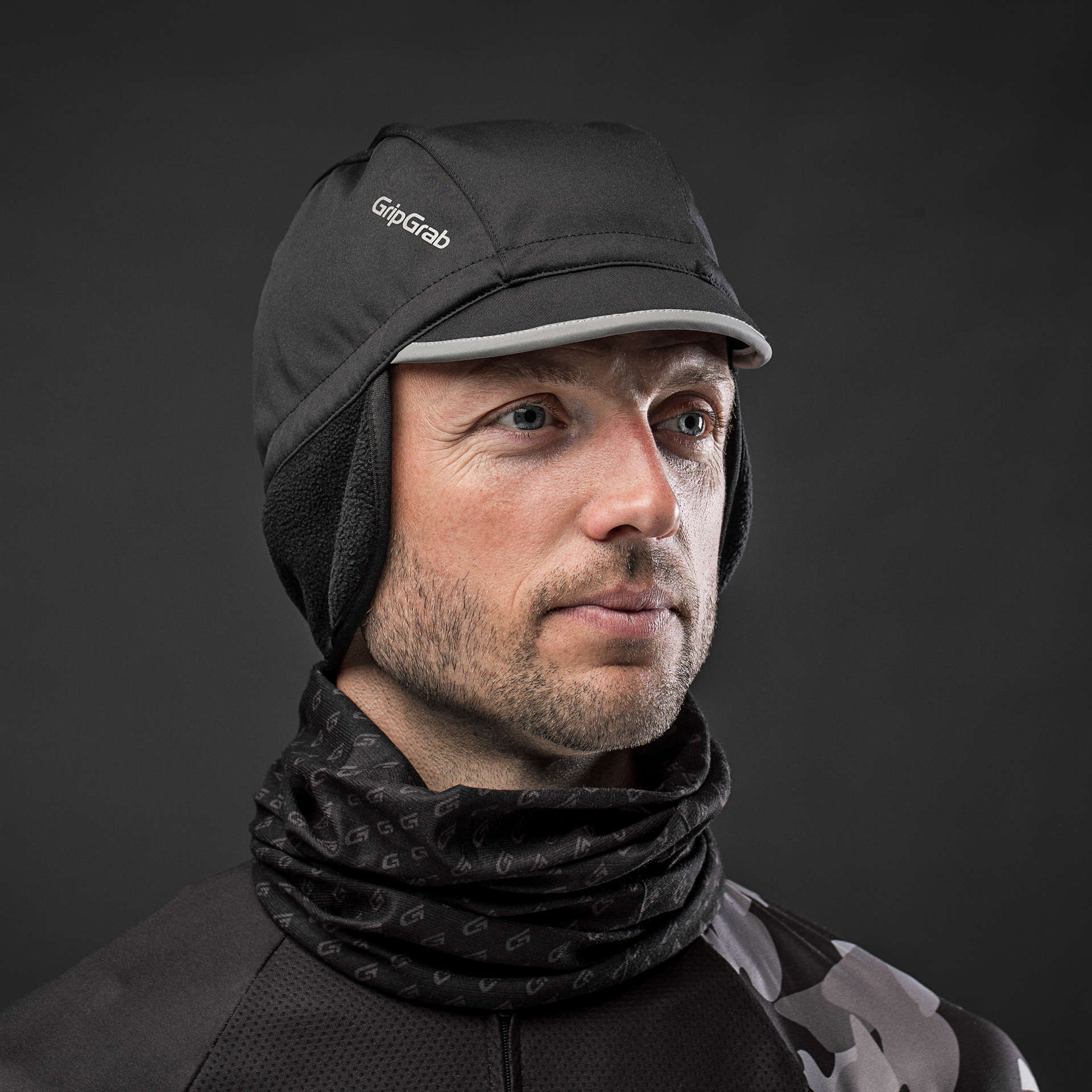 GripGrab Winter Cycling Pet Zwart Unisex