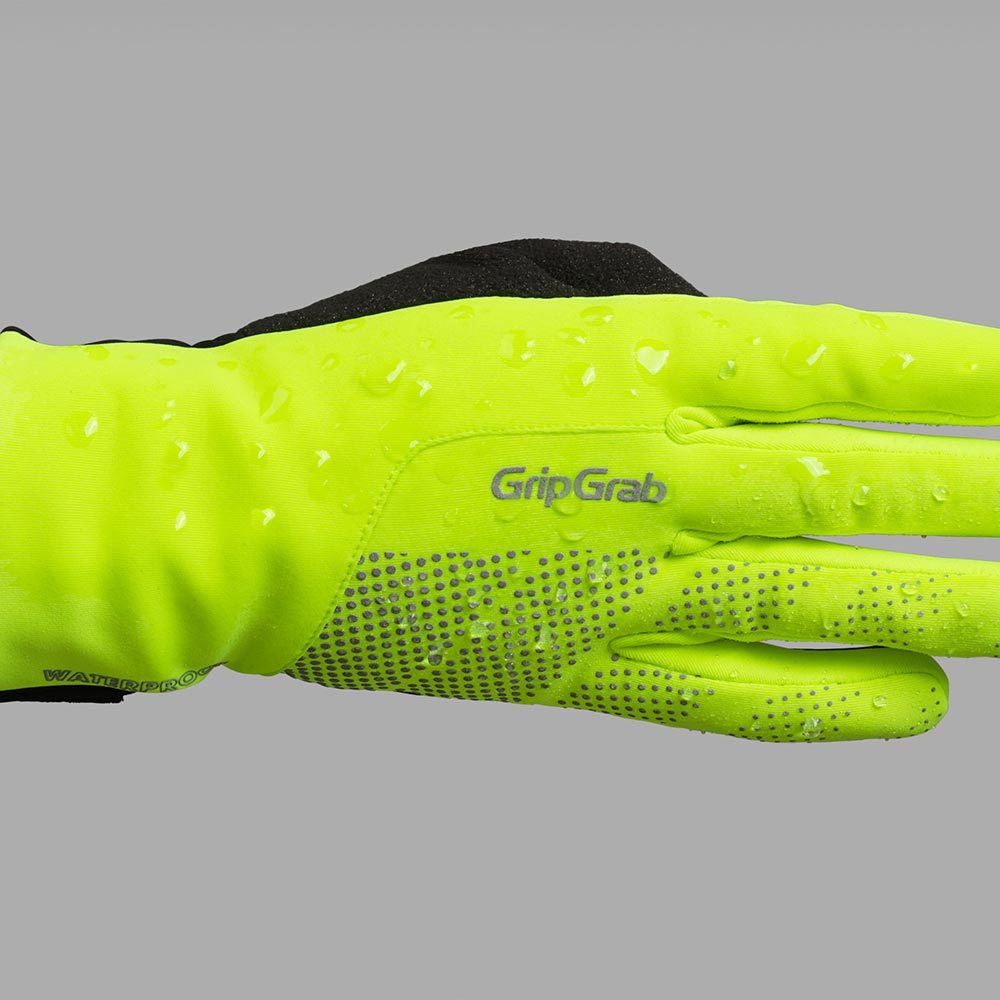 GripGrab Ride Waterproof Winter Fietshandschoenen Hi-Vis Geel