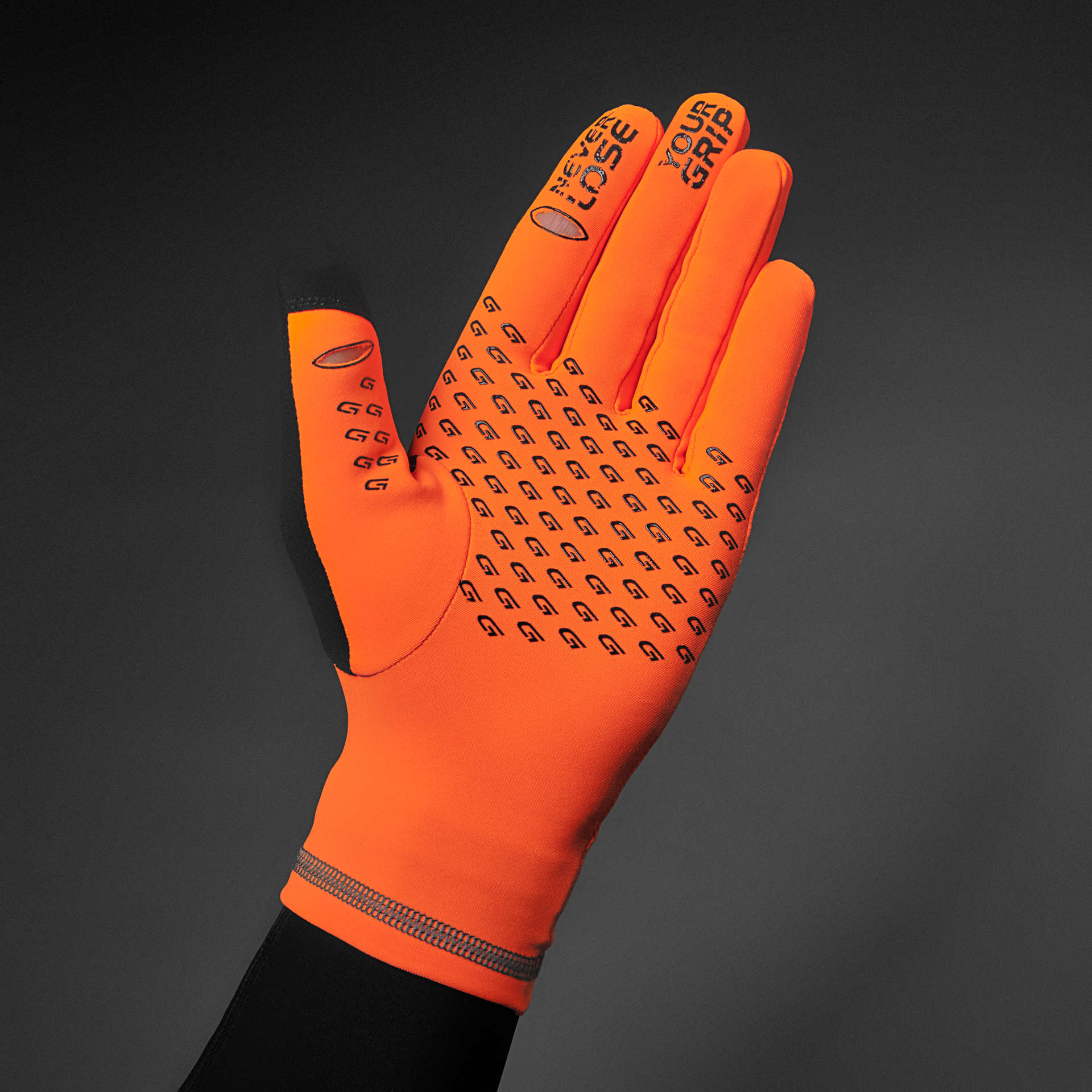GripGrab Running Expert Handschoenen Hi-Vis Oranje
