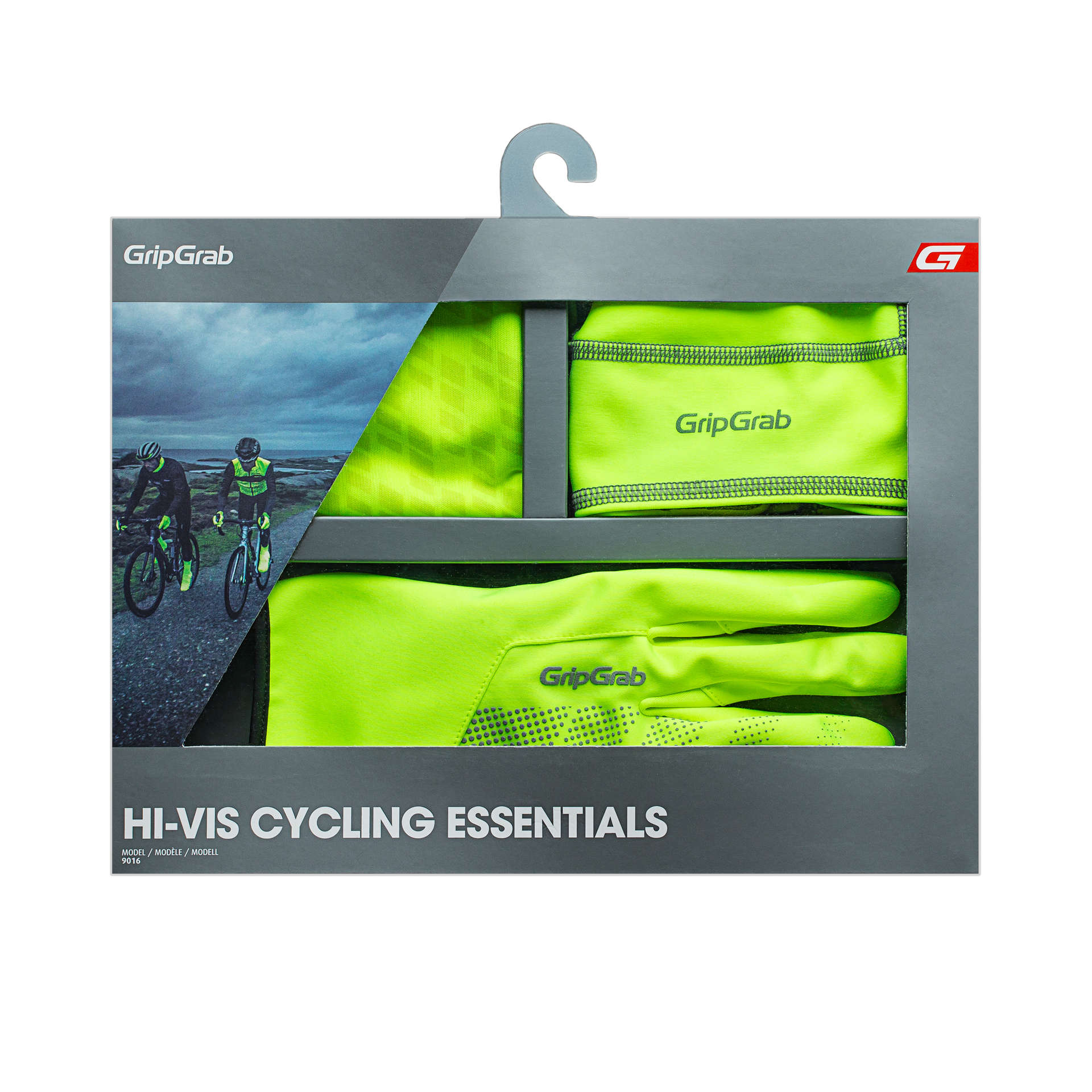 GripGrab Cycling Essentials Hi-Vis Geel Unisex