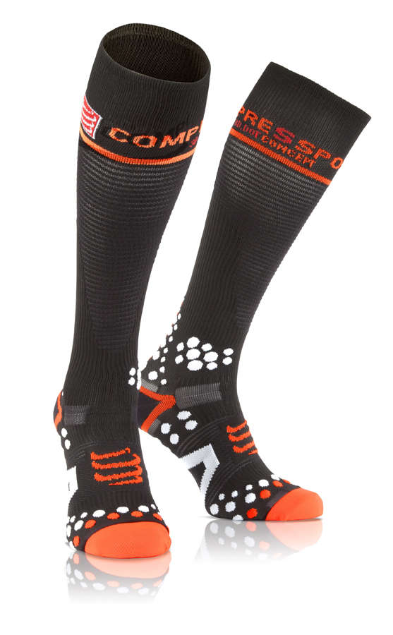 Compressport Full Socks v2.1 Compressiesokken Zwart