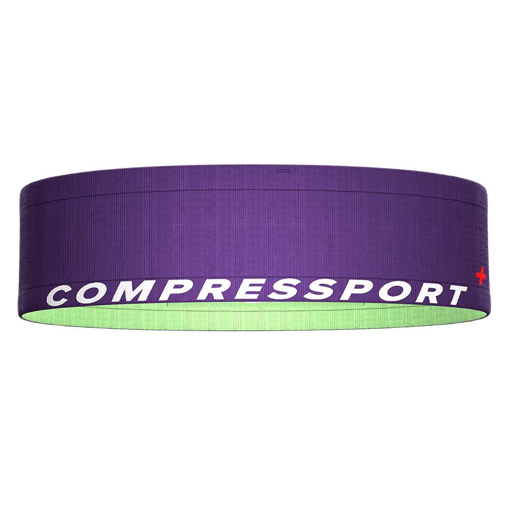 Compressport Free Belt Paars/Groen