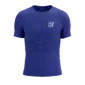 Compressport Racing Hardloopshirt Korte Mouwen Blauw/Wit Reflective Heren