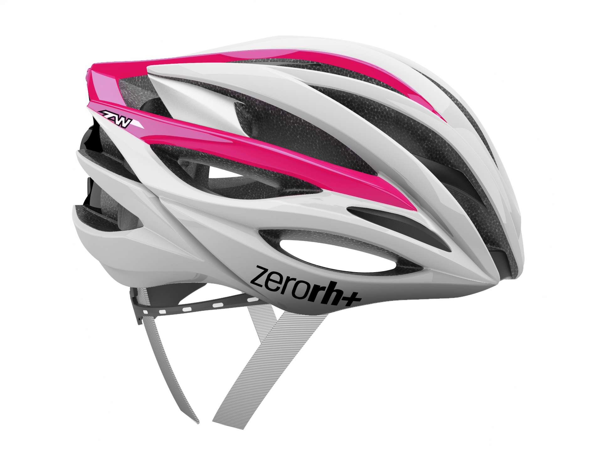RH+ ZW Race Fietshelm Wit/Roze Dames koop je bij Futurumshop.nl