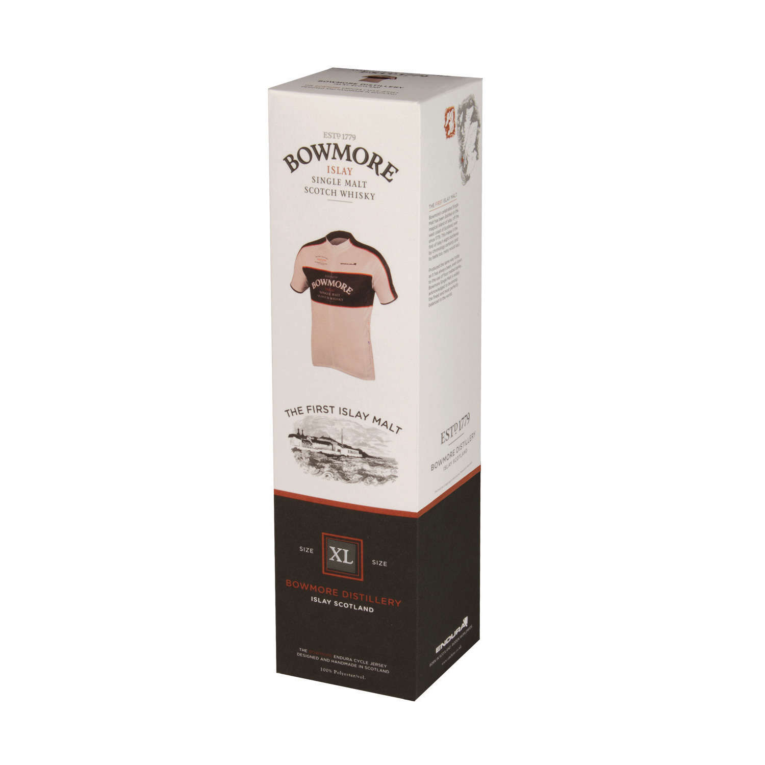 Endura Bowmore Whisky Fietsshirt Korte Mouwen Wit Heren