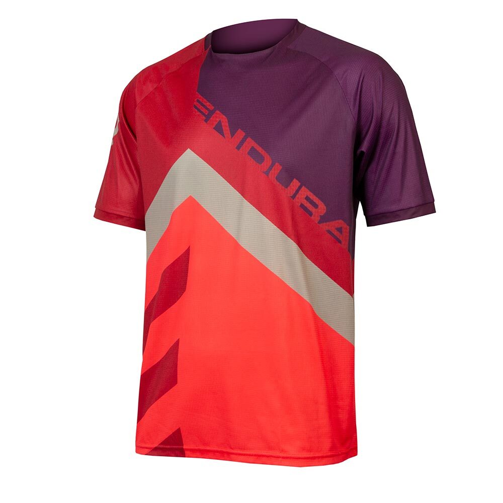 Endura SingleTrack LTD MTB Fietsshirt Korte Mouwen Roze/Paars Heren