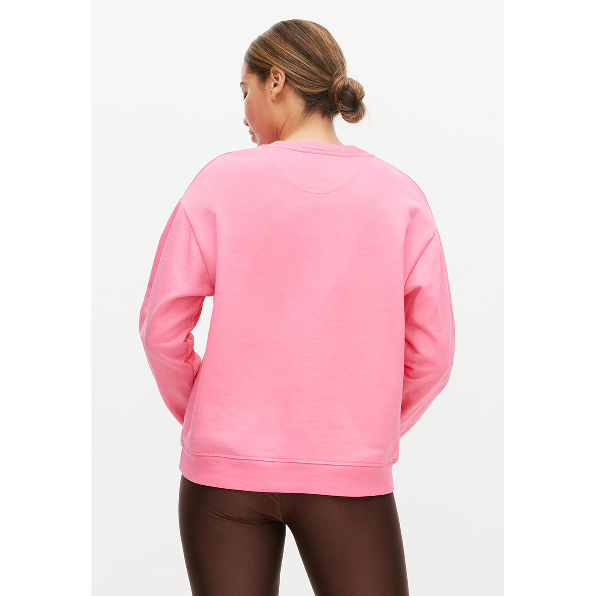 Roze sweatshirt dames discount
