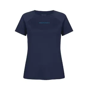 Röhnisch Active Logo Hardloopshirt Korte Mouwen Blauw Dames