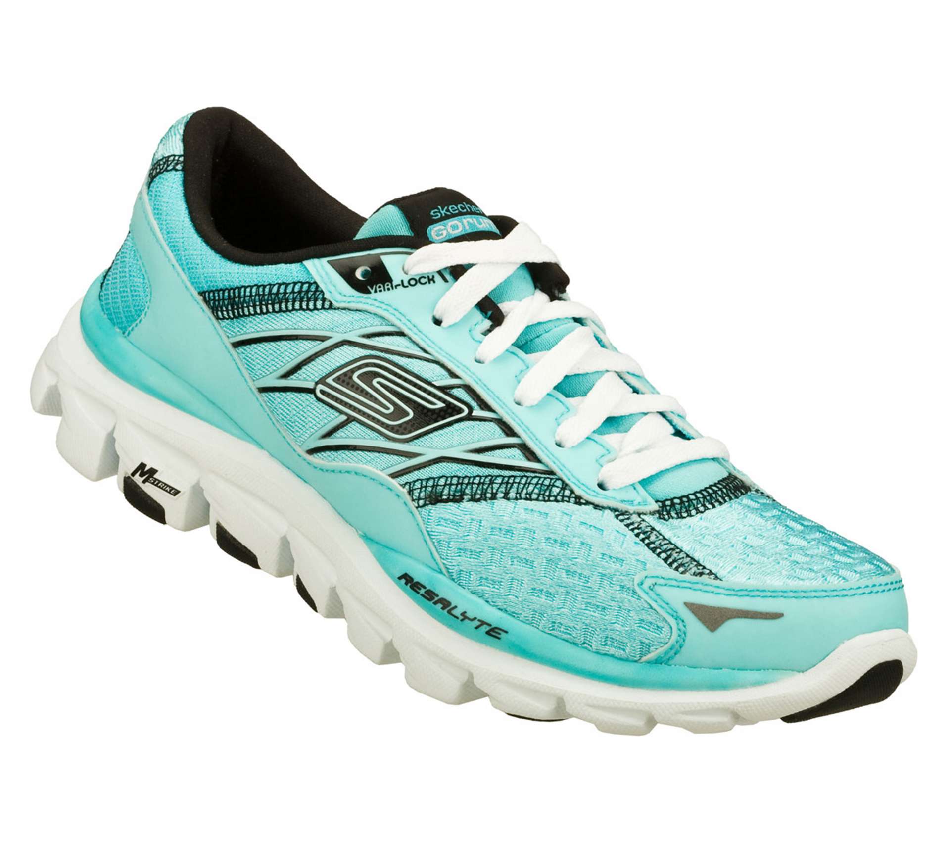 Skechers GO Run Ride 2 Night OWL Hardloopschoenen Blauw Wit Dames koop je bij Futurumshop