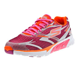 Skechers GO Run 4 Hardloopschoenen Roze/Oranje Dames koop je bij  Futurumshop.nl
