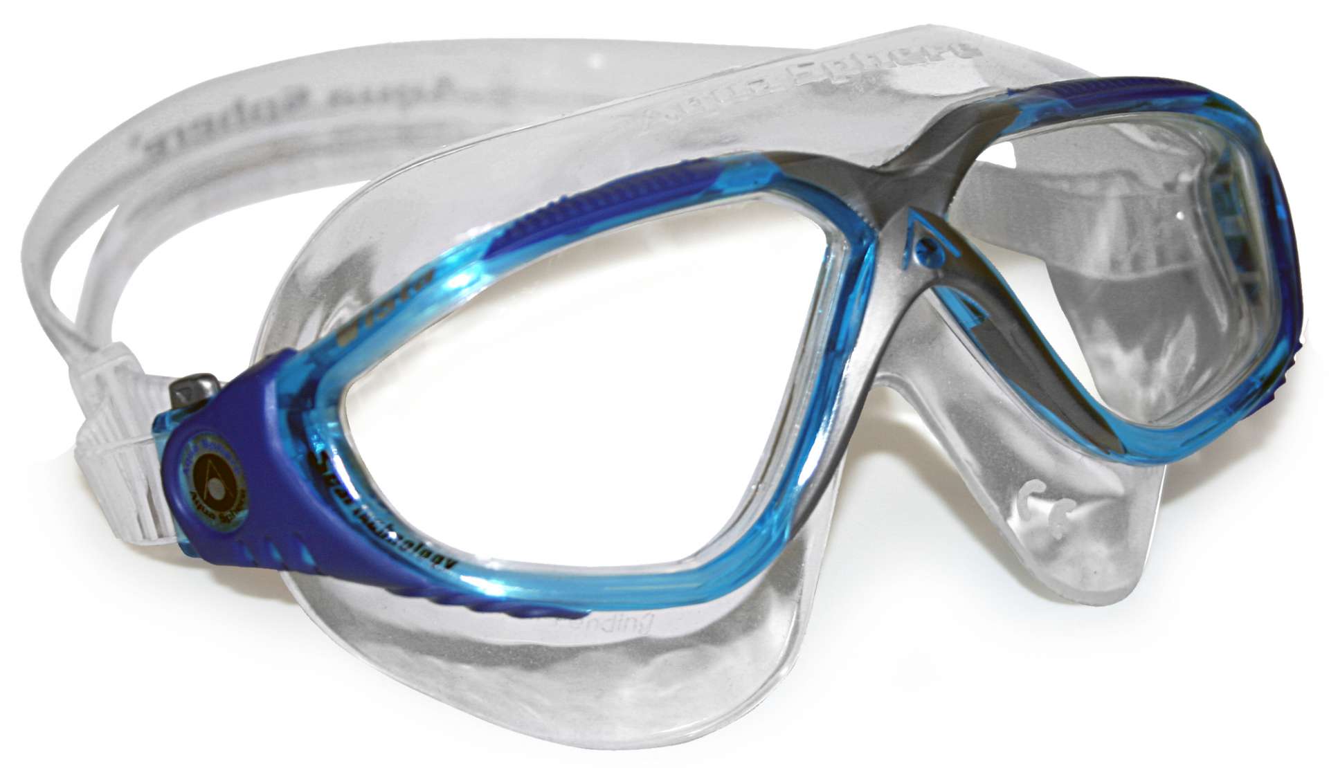 Aqua Sphere Vista Zwembril Transparante Lens Blauw/Grijs