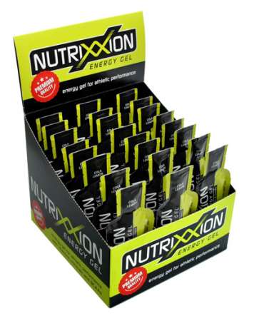 Nutrixxion Gel Box Cola/Citroen met Cafeïne 24 stuks