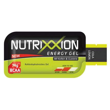 Nutrixxion Gel Box Cola/Citroen met Cafeïne 24 stuks